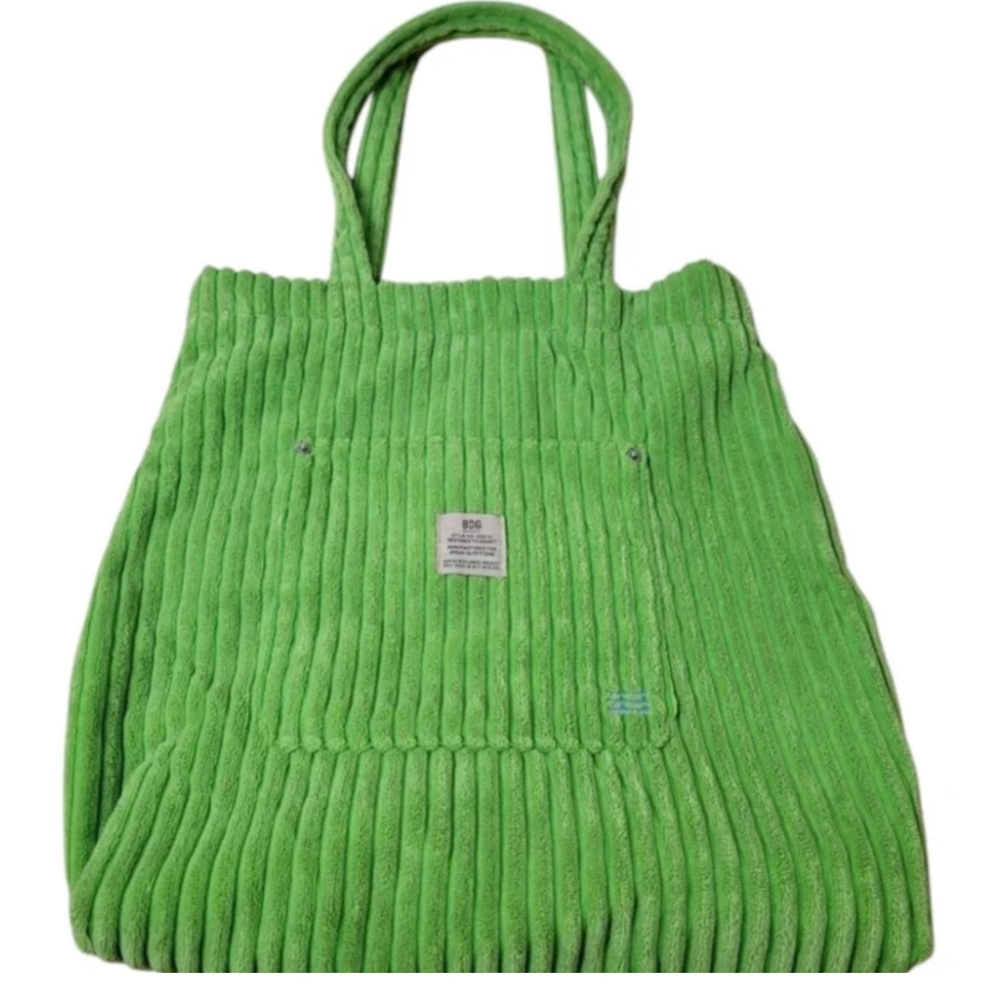 🌻1 DAY ONLY SALE PRICE 🌞BDG Green Corduroy Large Tote Bag